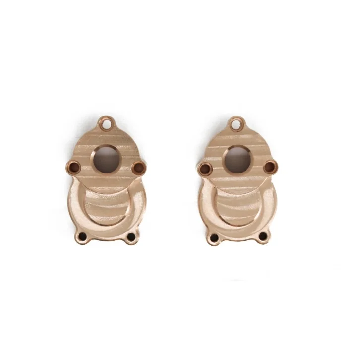 2Pc Brass Rear Inner Portal Drive Housing Cover for YK4102 YK4103 YK4082 YiKong RC Crawler Upgrade