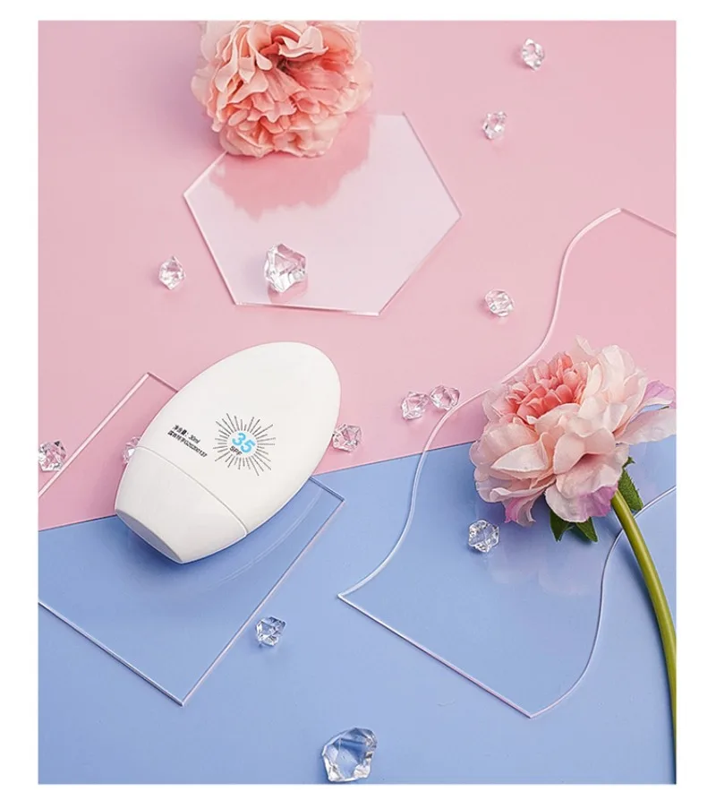 Ins vento trasparente acrilico bordo puntelli foto netto celebrità ornamenti decorazione cosmetici fotografia sfondo di tiro