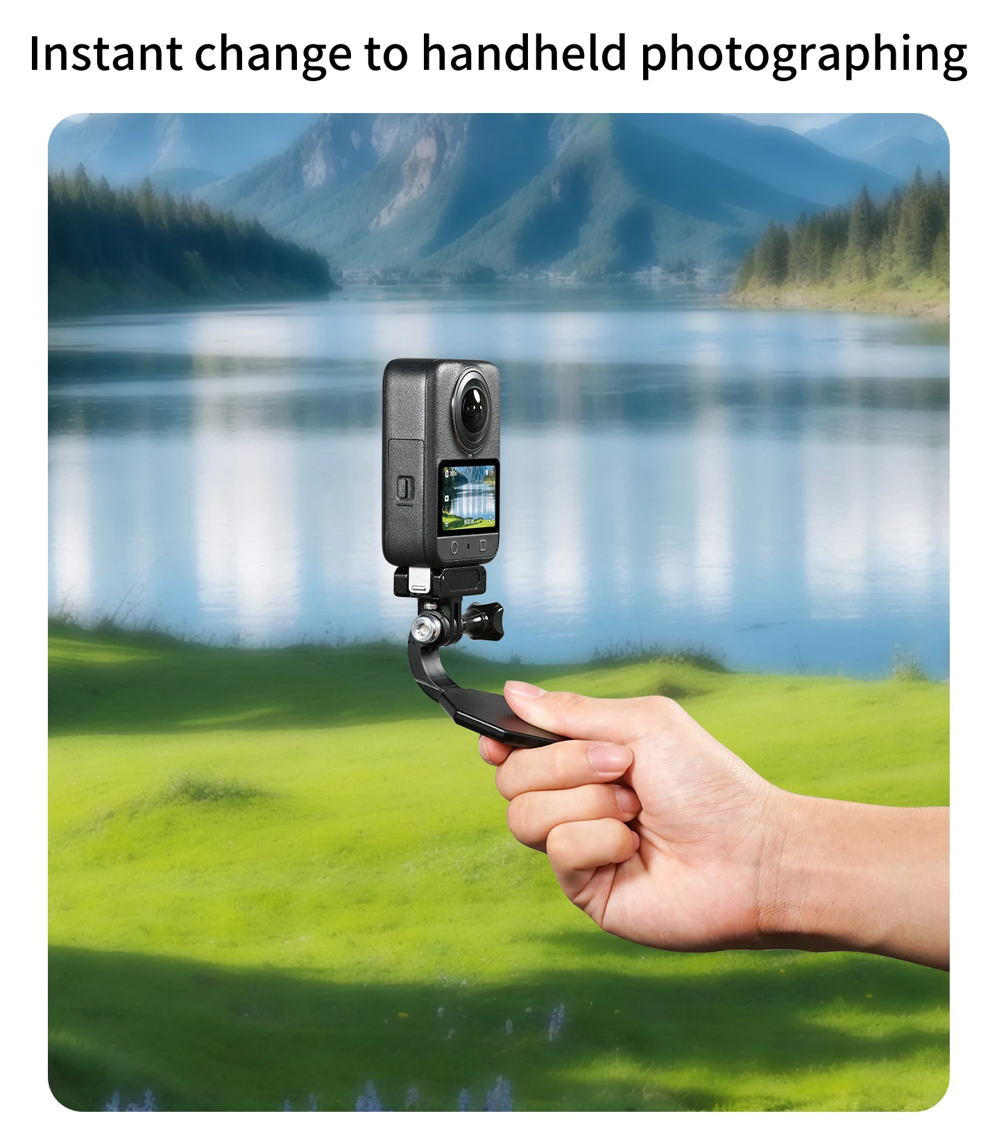 Action Kamera Magnetische Hals Brust Halterung Für GoPro Hero 13 12 11 Schwarz DJI Osmo 360 Action 6 Insta360 X5 Go Ultra Kamera Hängen – Detail 14