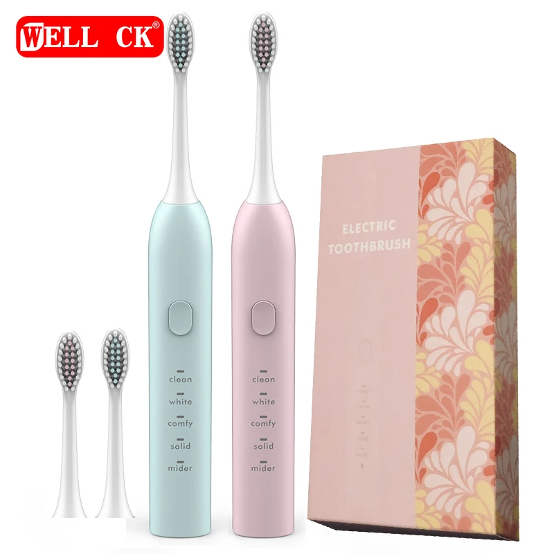 

Smart Sonic Electric Toothbrush For Adults Charging Mode High-frequency Vibrating Soft Hair Household Brush Heads Men And Women