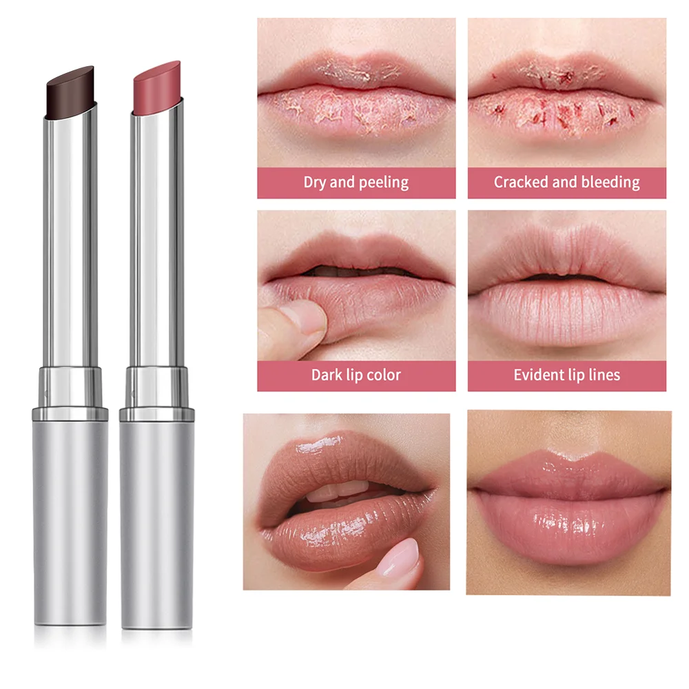 Almost Lipstick Pink Honey Tinted Lip Balm in Black Honey Powerful Lip Repulper Lip Brightening for Dark Lips Exfoliating Care