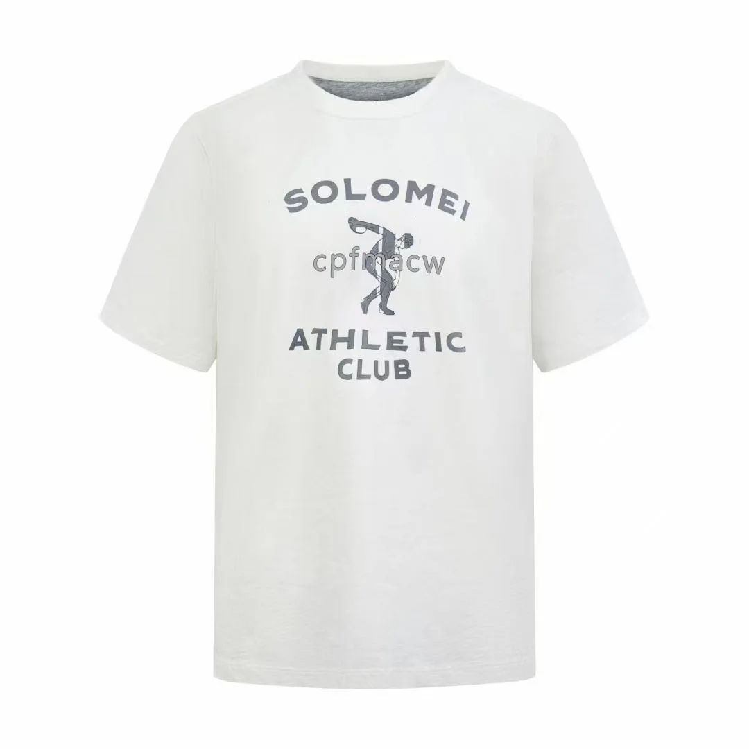 

Trendy Cotton Crew Ne ort Sve T-irt Letter Print Casual Loose Fit Couple's Spring New Sle Digital Printing Tee