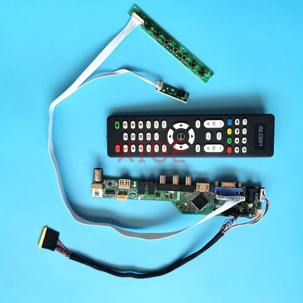 

For B140XTN02.3 B140XTN03.0/3.1 1366x768 14" Laptop Screen 40-Pin LVDS HDMI+VGA+AV+USB Analog TV Driver Controller Board Kit DIY