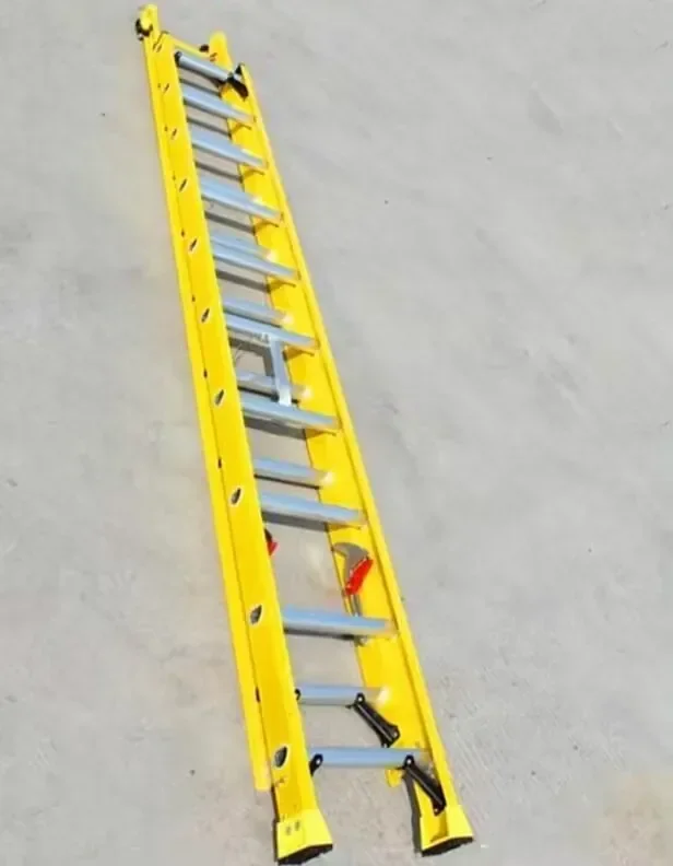 Hot Sales 4m 5m 6m 7m 8m 10m 11m Extension Ladder Fiberglass Insulated Ladder Telescopic Ladder