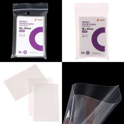 50PCS Transparent Korea Card Sleeves Clear Acid Free CPP HARD 3 Inch Photocard Holographic Protector Film Album Binder 56*87mm