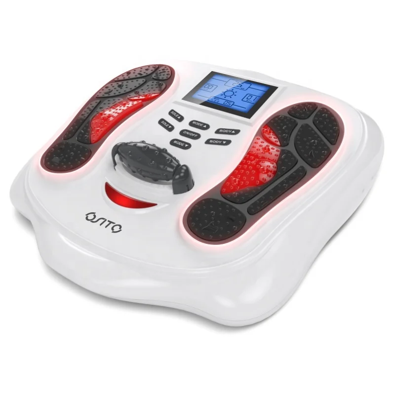 Customizable vibrating infrared body rest  circulation EMS electronic health protection instrument foot massager