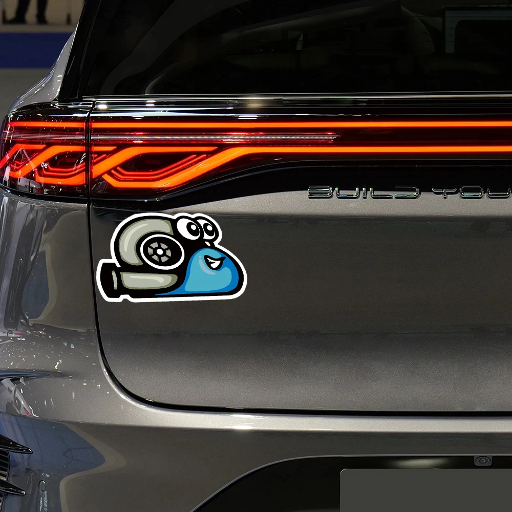 

Snail Turbo Charge Car Styling Vinyl Decal Whole Body Stickers for Motorcycle Racing Helmet Auto