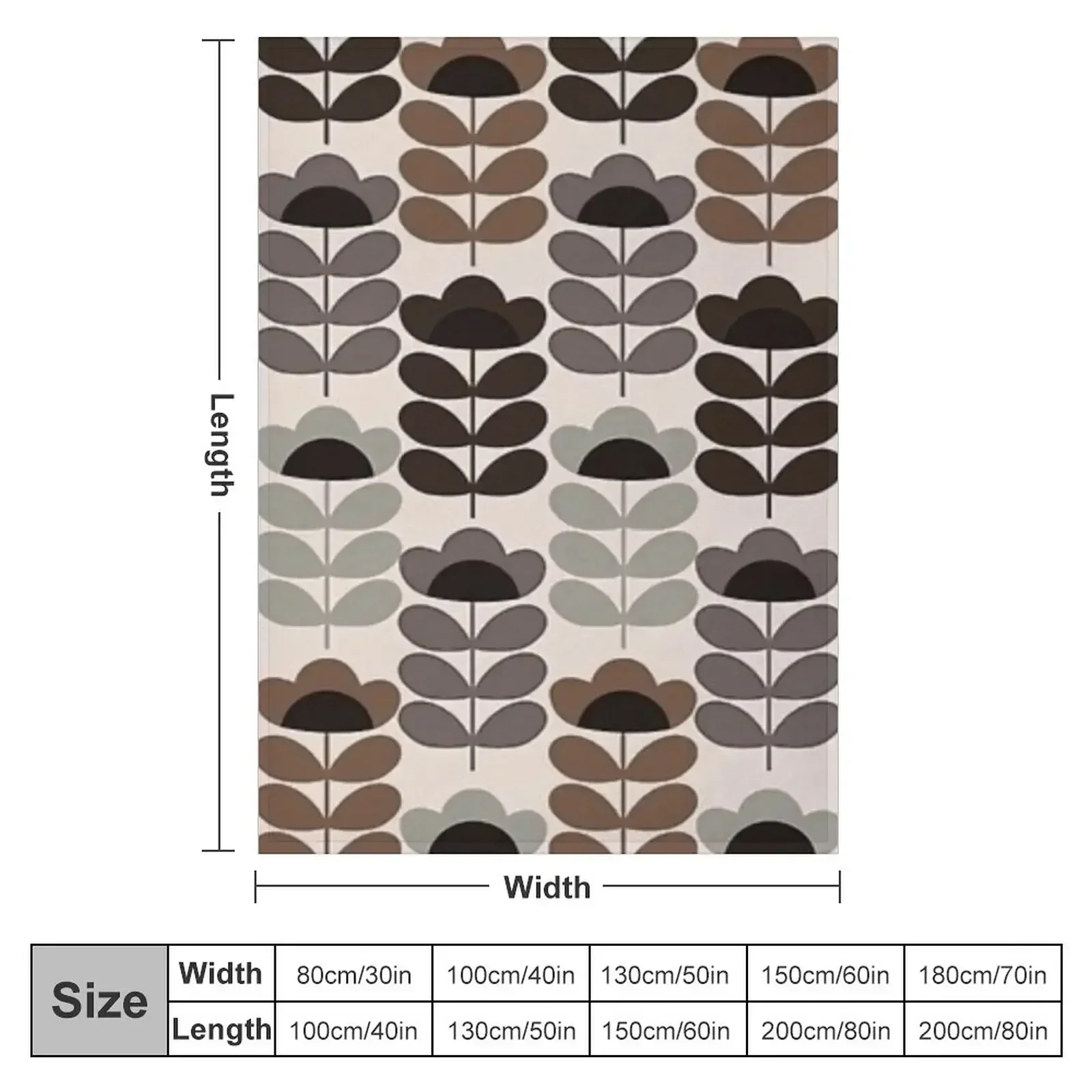 orla kiely stem flowers patterns,orla kiely design Throw Blanket Thins Weighted Designers Quilt Beautifuls Blankets