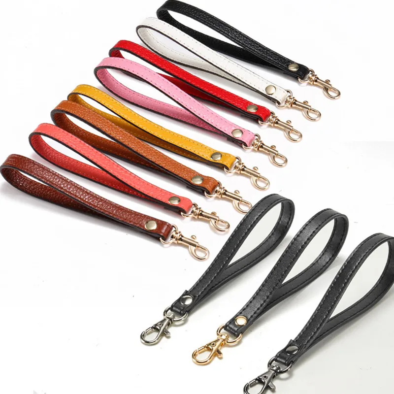 

Adjustable Handbag Wrist Strap Genuine Leather Bag Belt Strap High Quality DIY Bag Accessories Strap Replacement Buckle Parts