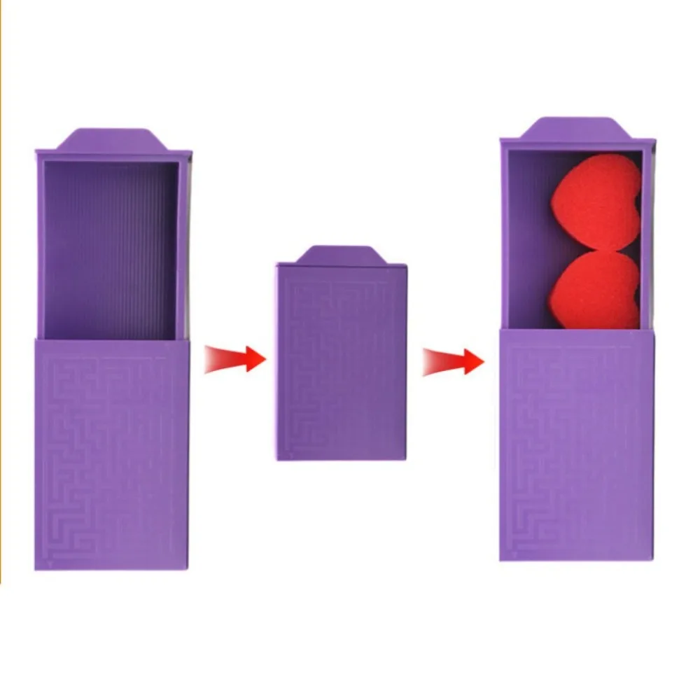 Popularny Magiczny Fioletowy Magiczny Box - Sztuczka, Pokaz Magiczny, Rekwizyty do Pokazów Magicznych, Zabawny Pokaz Magiczny, Magiczna Skrzynia Znikająca na Prezent