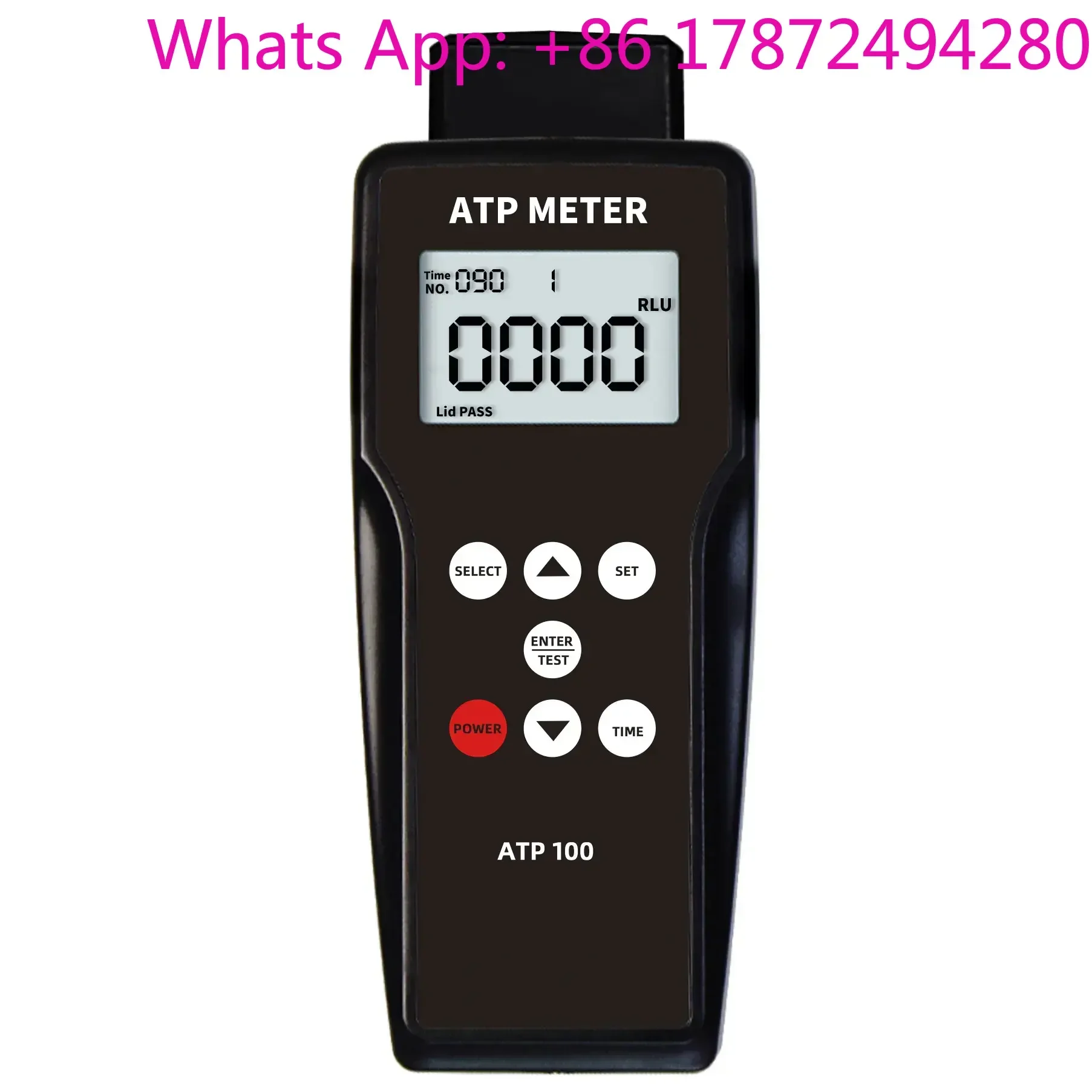 Fast Accurate 0RLU-9999 RLU Measurement Device ATP-100 Digital Fluorescent Bacterial Detector for Hygiene Safety