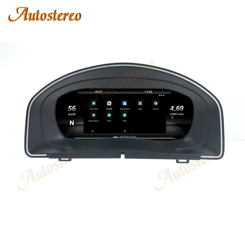 12.3 Polegada cluster digital para volkswagen scirocco 2014 carro completo lcd painel de instrumentos velocímetro display de consumo de combustível inteligente-