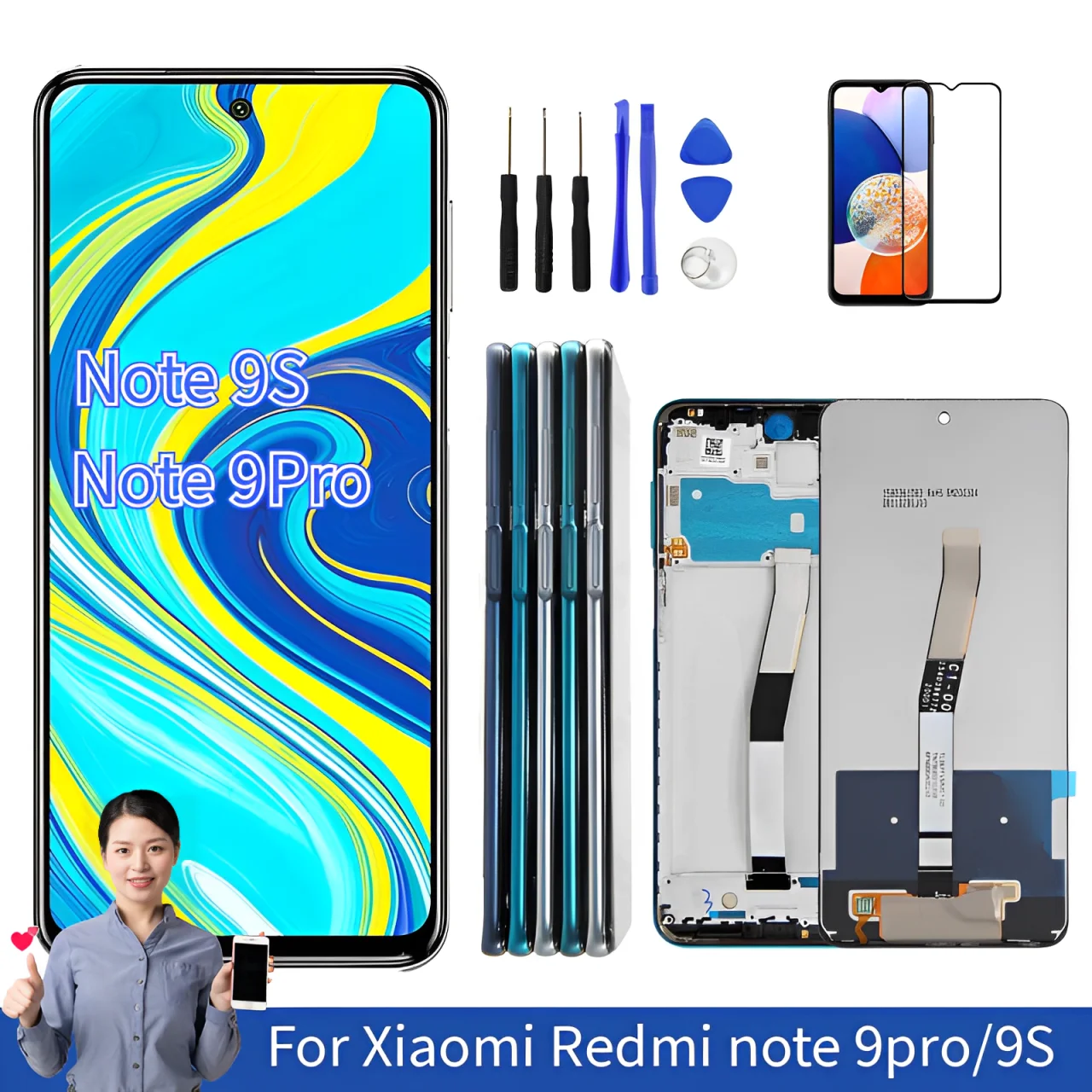 

ЖК-экран для Xiaomi redmi 9s с дигитайзером сенсорного экрана 6,67 дюйма, ЖК-дисплей для Xiaomi Redmi 9 Pro, 4G, M2003J6B2G, M2003J6A1G, оригинал