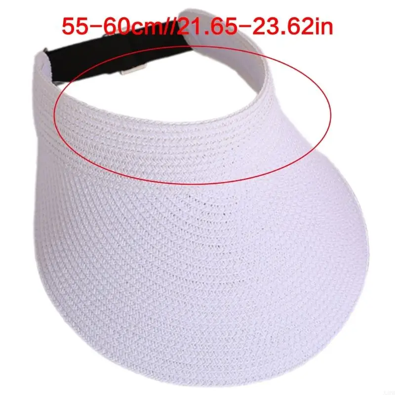 قبعة صيفية عصرية من القش للحماية من الشمس، تصميم رياضي خفيف الوزن للجنسين #6