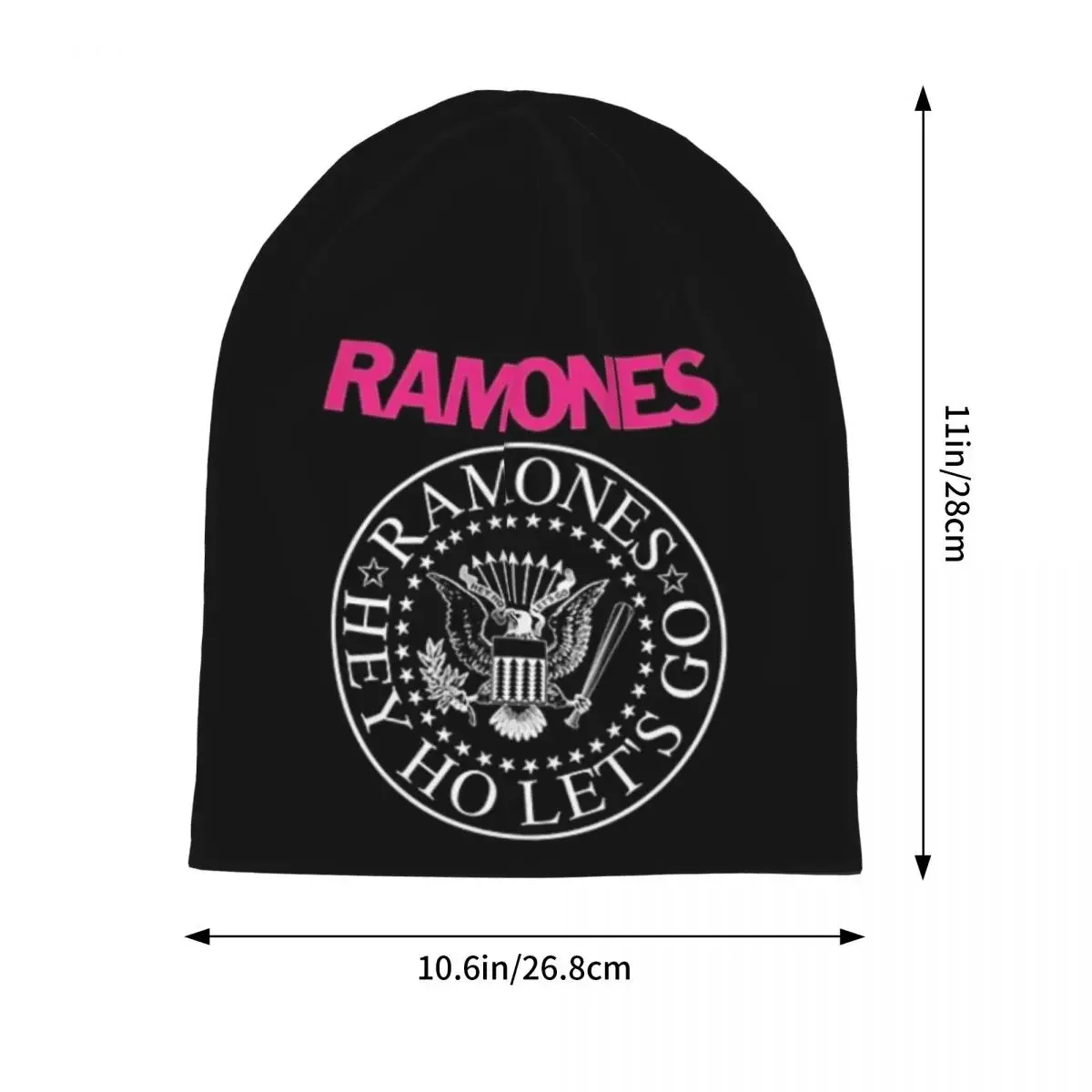 قبعة Ramone Merch الدافئة المحبوكة قبعة بونيه عصرية للخريف والشتاء قبعات بيني خارجية للجنسين والكبار