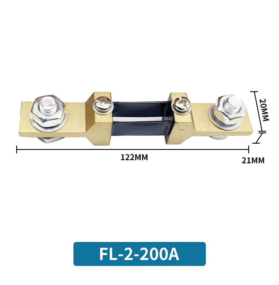 Shunt esterno FL-2 5A-400A 75mV Misuratore di corrente Shunt Resister per voltmetro digitale Amperometro Wattmetro