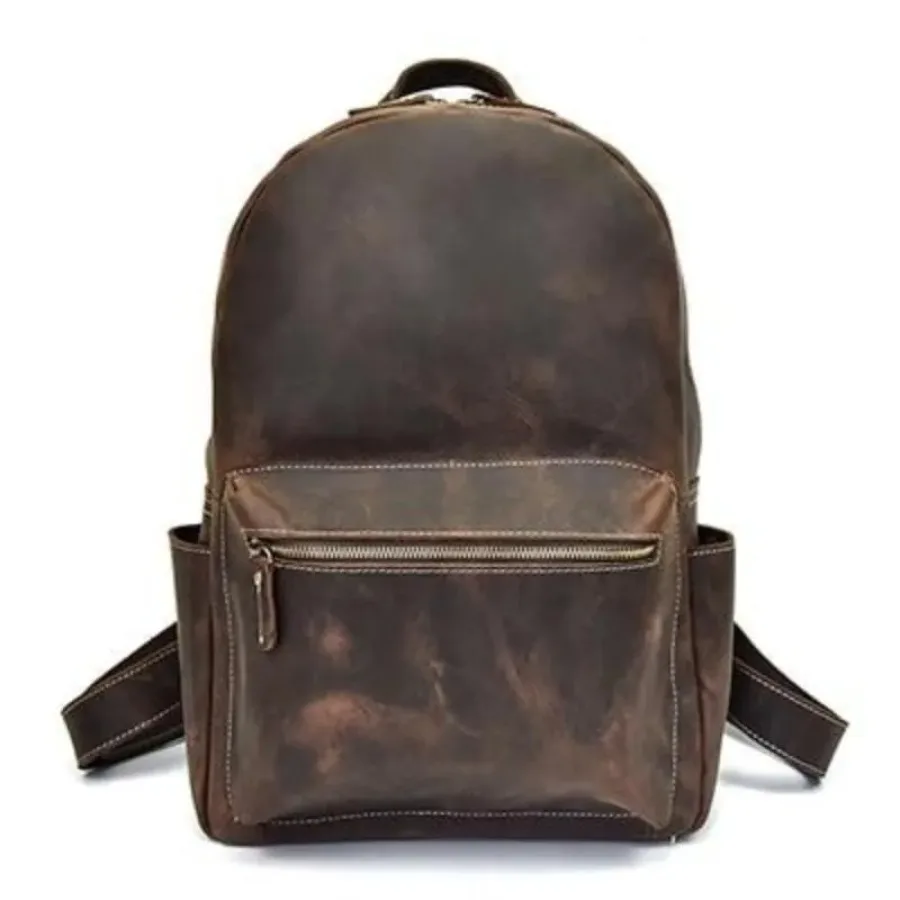 Handcrafted Leather Backpack for Everyday Use | Durable and Stylish Travel Bag