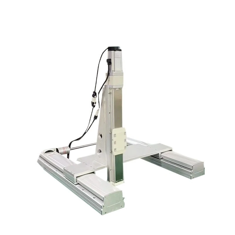 Three-axis electric slide table module gantry cross to build screw slide table, synchronous belt gear rack