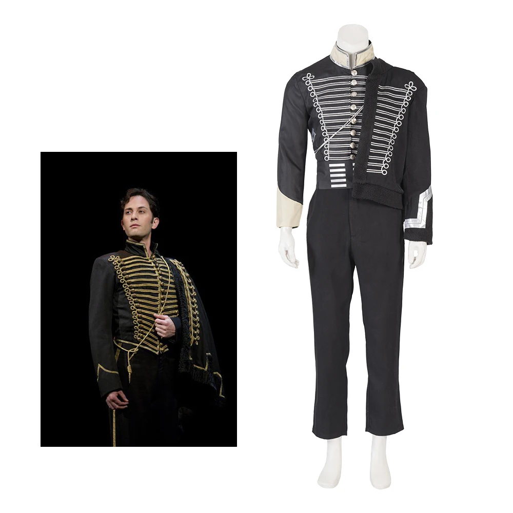 

Musical The Phantom of the Opera Viscount Raoul de Chagny Cosplay Costume Men's Military Uniform Noble Royal Prince Jacket Suit