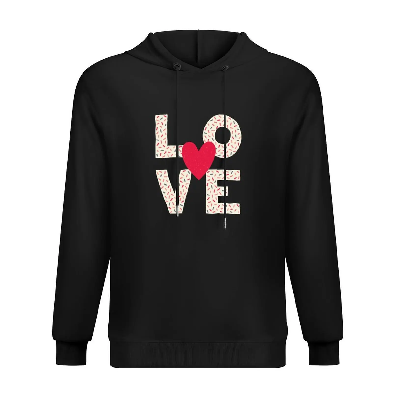 

LOVE Typographic Design - on Dark Navy Hoodie men's clothing men's coat japanese style designer hoodies
