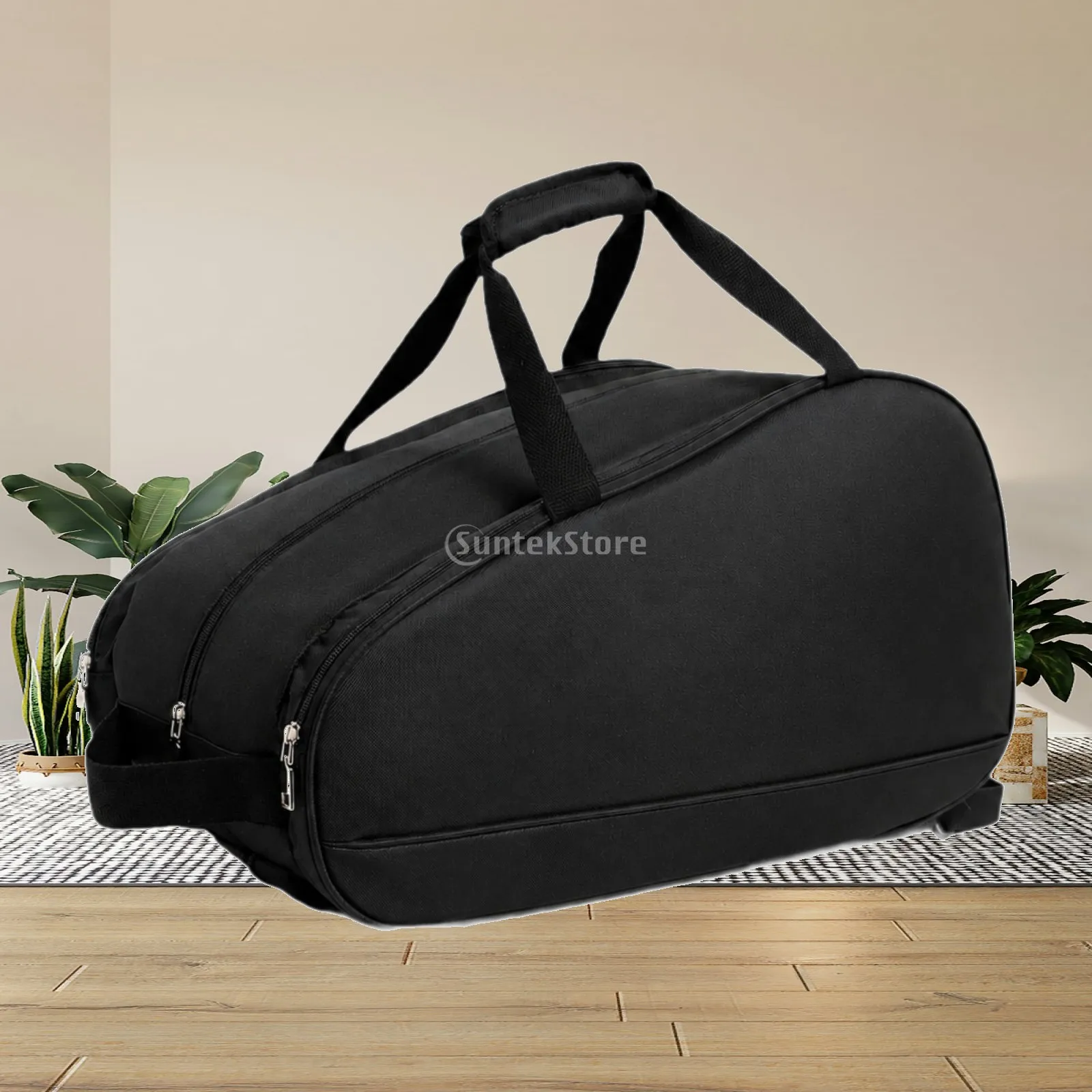 Multifunctional Tennis Bag Racket Storage Handbag Gym Backpack for Badminton Pickleball Outdoor Use