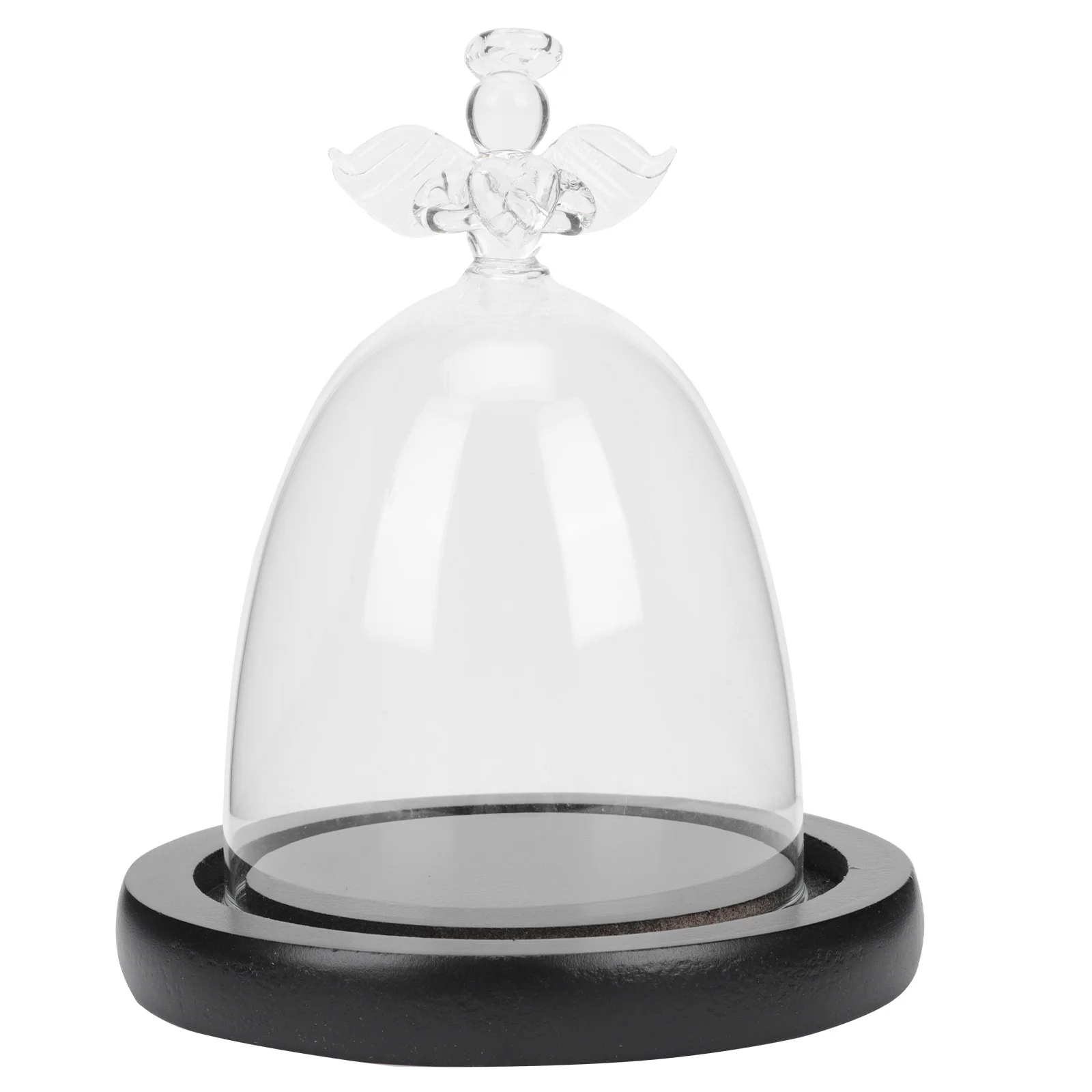 Lovely Generous Glass Landscape Cover Multi Purpose Decorative Dome for Eternal Flowers and More Home Decor Glass Display Dome