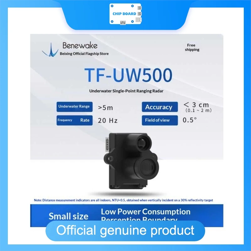 

Подводный лидар Benewake TF-UW500, датчик dToF, дальнего действия, с низким энергопотреблением, компактный модуль для картографирования и позиционирования роботов