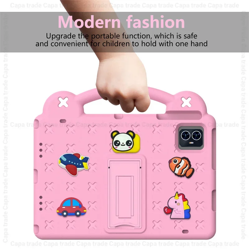 Imagem -04 - Eva Foam Shockproof Protector Capa para Htc A103 Plus Cute Kids Case 10.1 Tablet pc Coque Kickstand Portátil 2023