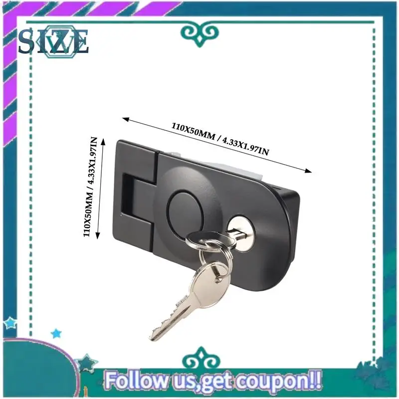 AA92-قفل الباب قفل رافعة مزلاج ضغط عالي التحمل للتخييم البحري RV