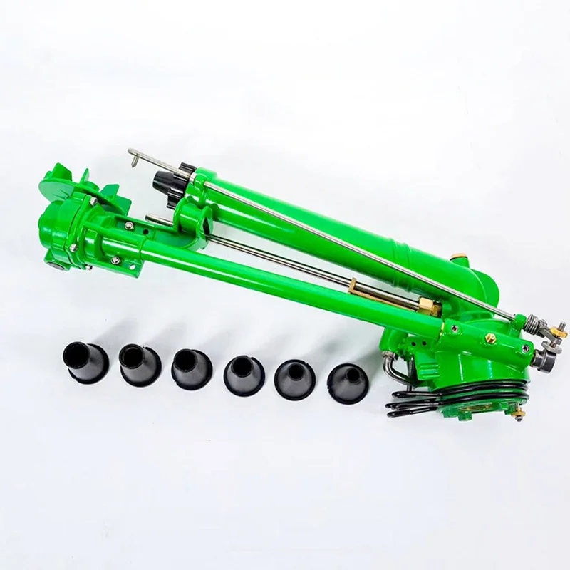 44M Agricultural Rain Gun Metal Spray Gun Irrigation Watering Spray Gun for Farm DLW-40