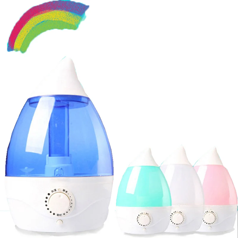 Humidificador portátil para el hogar, humidificador de gota de agua, dormitorio, armario, humidificador de aire silencioso, pequeños aparatos de aire acondicionado