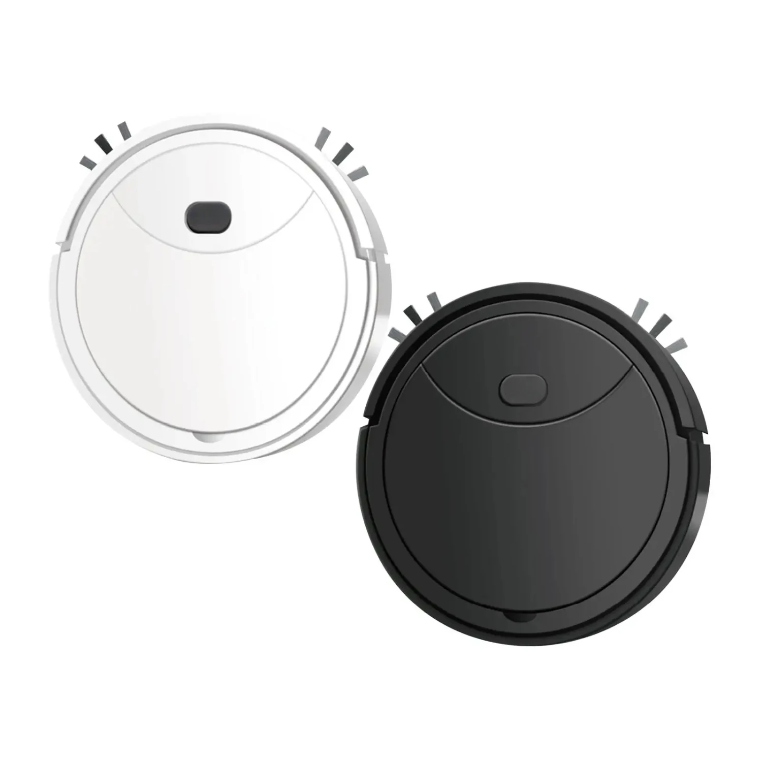 

Robot Vacuum Cleaner Sweeper 90 Mins Runtime Strong Suction Quiet 3 in 1 Robotic Vacuum Tile Floor