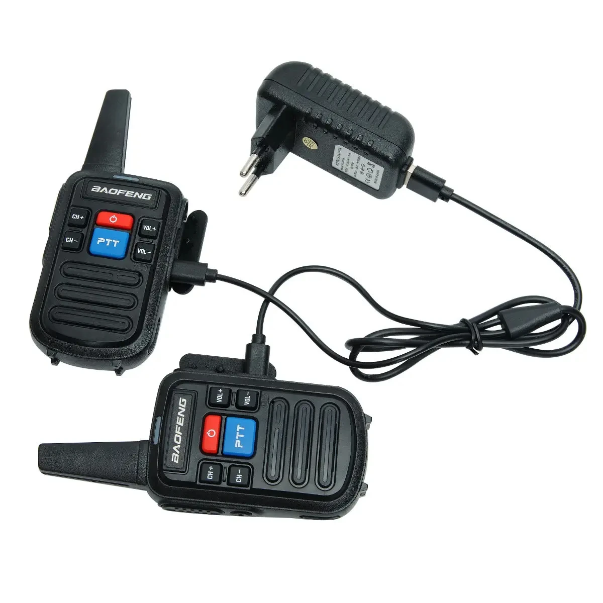 2pcs Baofeng BF-C50 Mini Walkie Talkie Kids Portable Ham Radio Comunicador Two-way Radio Birthday Gifts for Boys and Girls