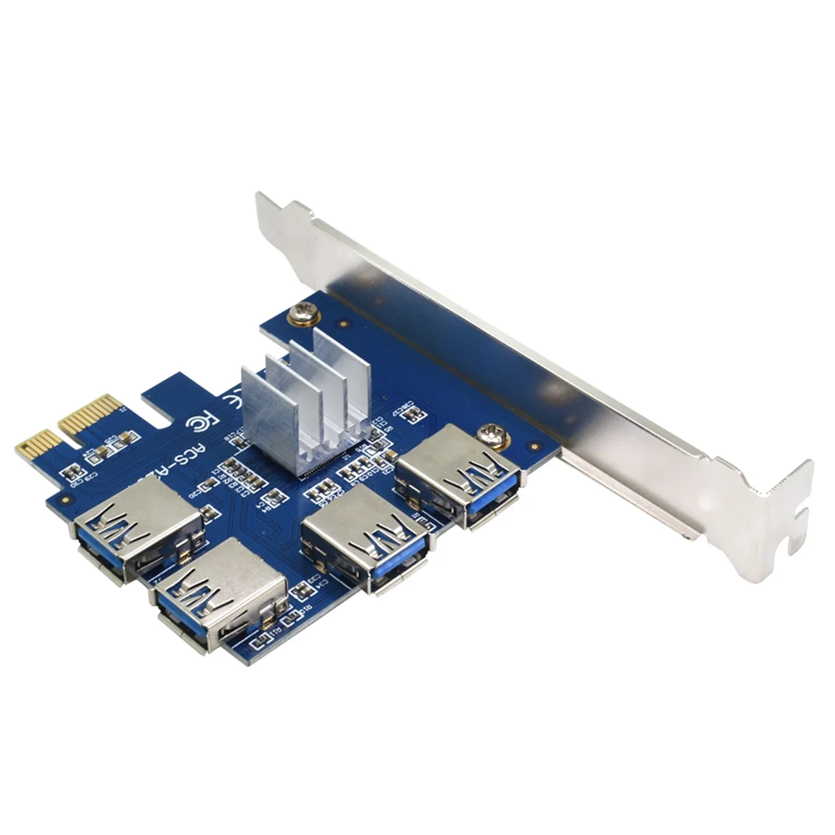 

Умножитель карт N27R PCI Express PCIE 1–4 USB-GPU X1 X16 Видеокарта PCI-E Riser для майнинга биткойнов