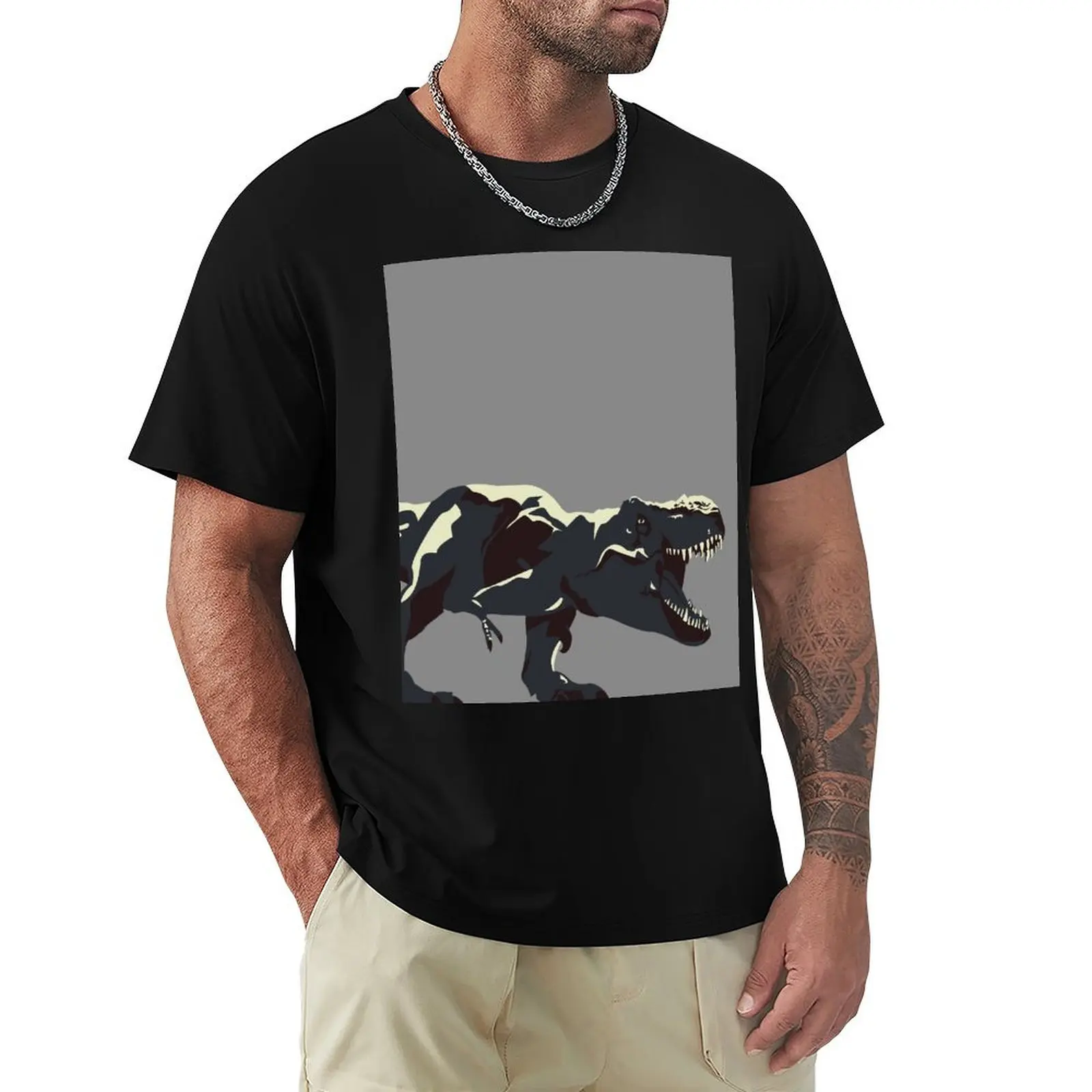 T Rex Roar T-Shirt Casual Lightweight Short Sleeve Top