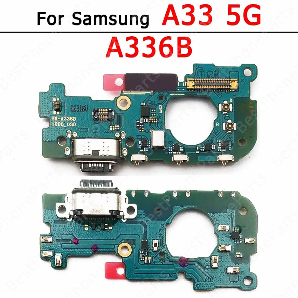 For Samsung Galaxy A53 A73 A03 Core A03s A13 A23 A33 5G Charge Board Usb Connector Charging Port PCB Socket Spare Parts