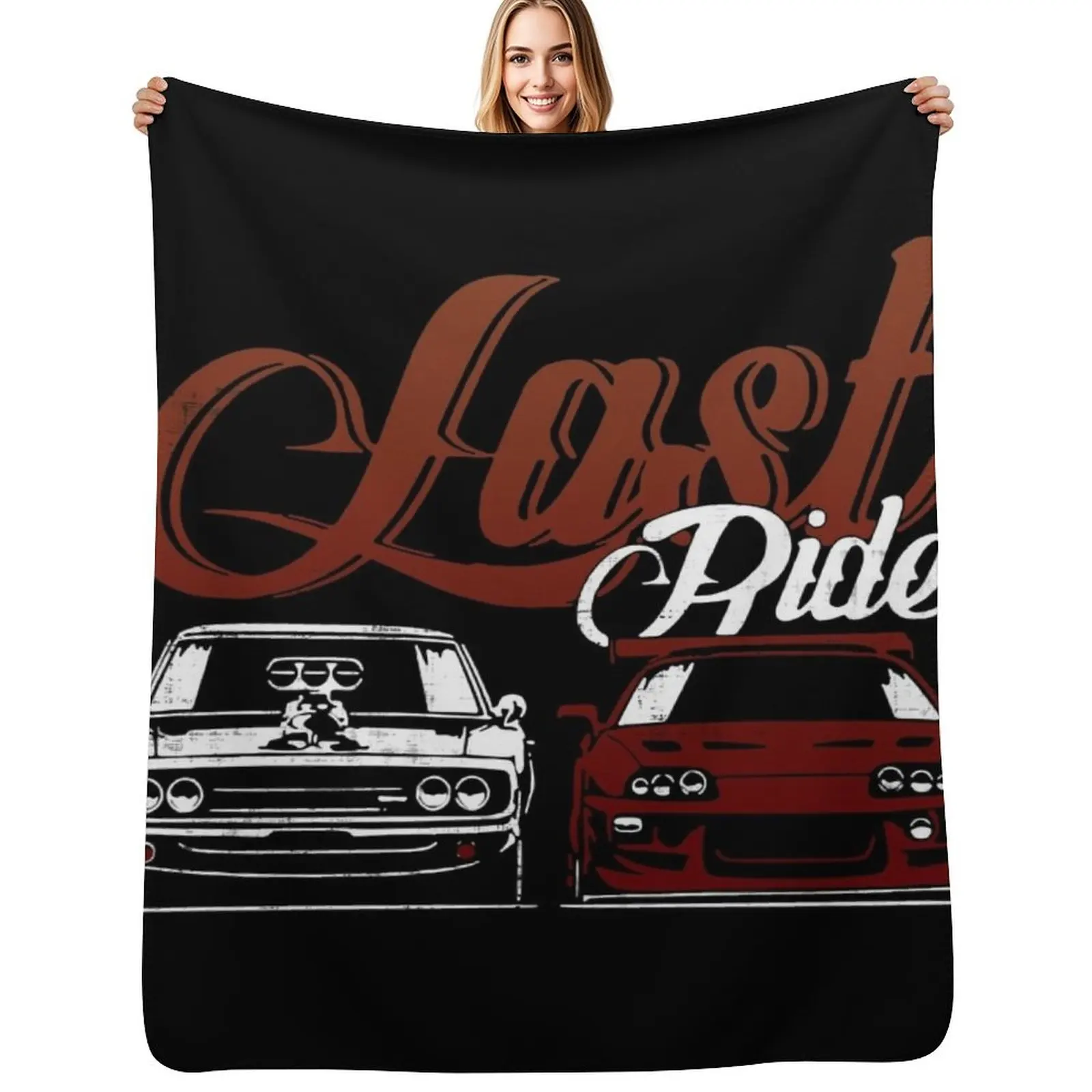 

Last Ride Paul Walker Fast Furious Throw Blanket Lightweight Warm Blanket for Indoor Outdoor Use