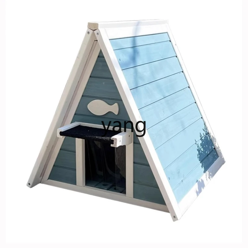 LMM Indoor and Outdoor Wandering Cat Nest House Rain-Proof Cold-Proof Warm Safe House Shelter