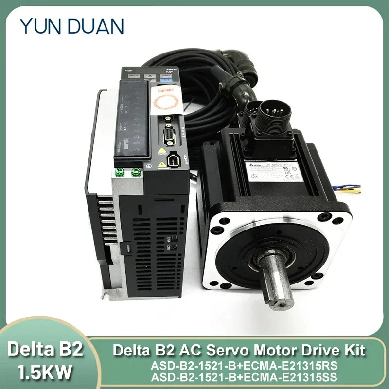 

Delta 1.5KW AC Servo Motor Driver 7.16NM 2000rpm 130MM ASD-B2-1521-B ECMA-E21315RS ECMA-E21315SS 17bit Encoder Motor with Brake