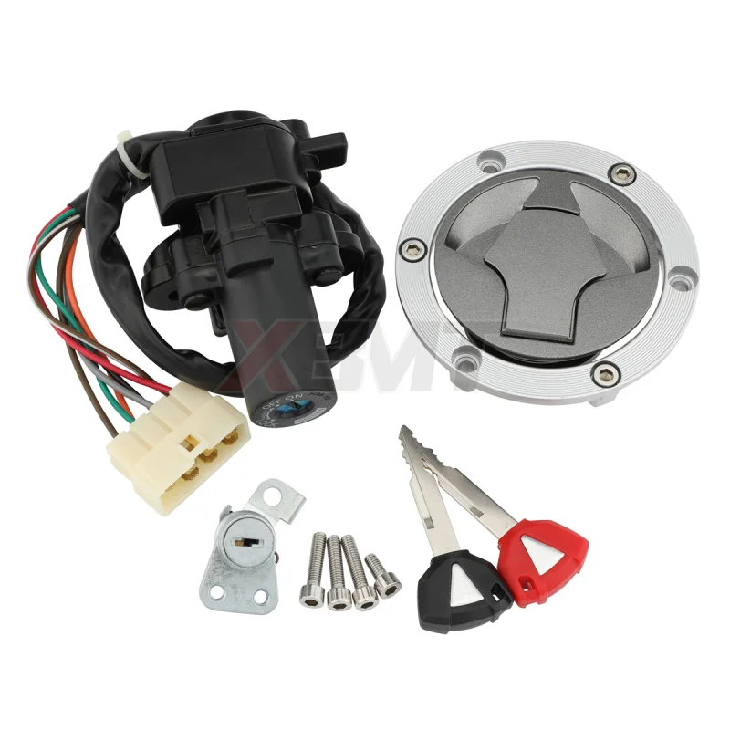 Motorcycle Ignition Switch Fuel Gas Cap Cover Lock Keys For Kawasaki Ninja 250 300 EX250 EX300 ER250 Z250 Z300 250SL Z250SL ABS
