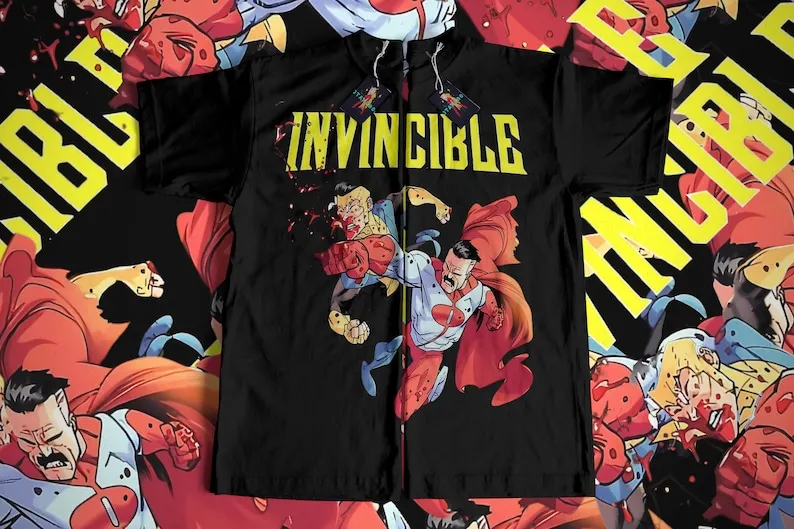 Cartoon Universe Invincible Shirt, Shirt Omni-Man shirt, Geeky t-shirt, Cartoon fan shirt, Anime shirt