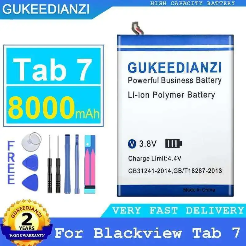 

Tablet Battery Long Lasting Reliable Replacement 8000Mah For Blackview Tab 7