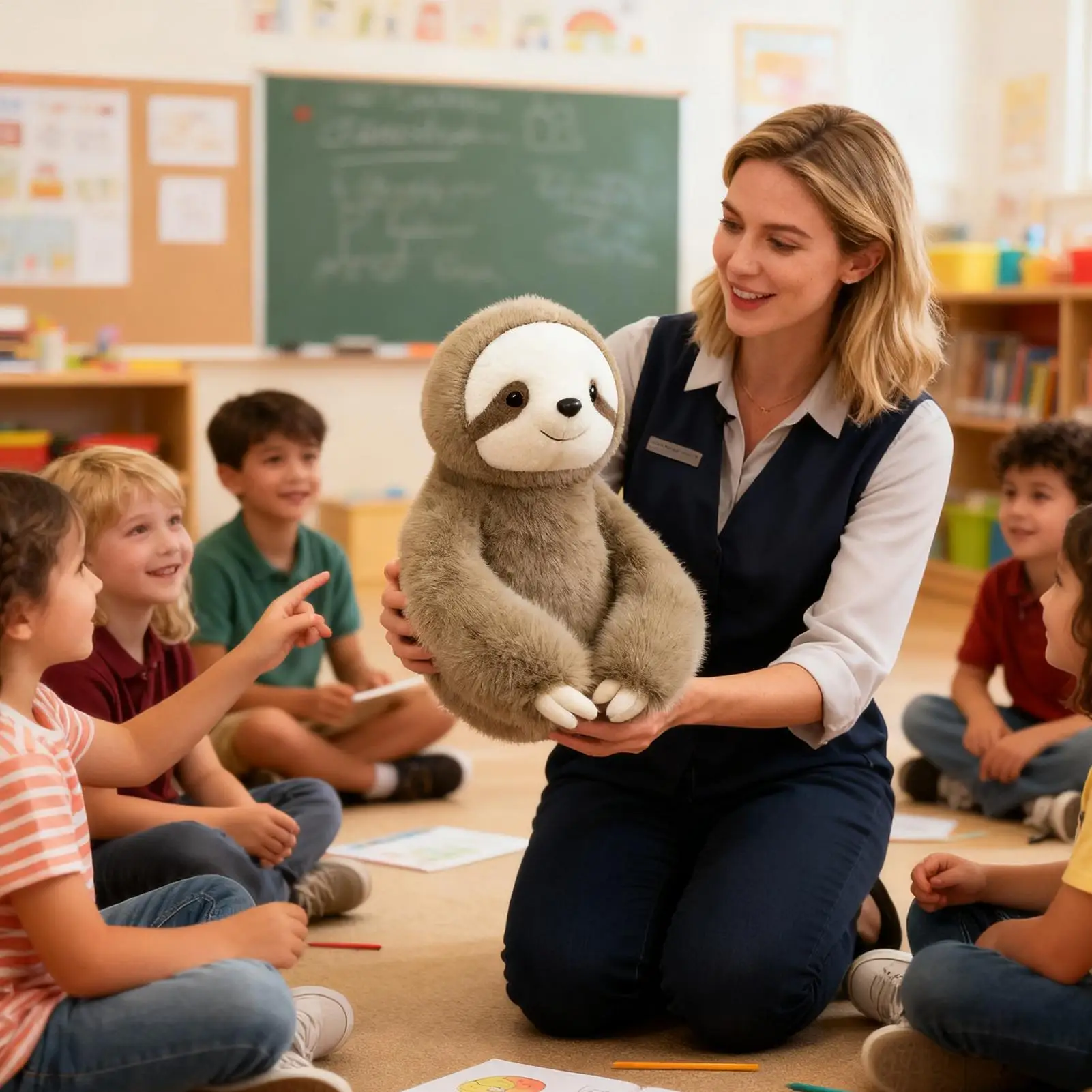 2026年新作 漫画コアラ枕 重みのある3Dノベルティナマケモノ人形 ぬいぐるみ 赤ちゃん用睡眠枕 子供 女の子へのギフト