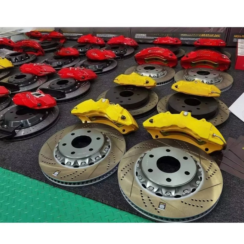 

Модифицированный гоночный тормозной суппорт, спортивный тормозной комплект с 6 поршнями, диски 300 мм, 362 мм, большой тормозной комплект