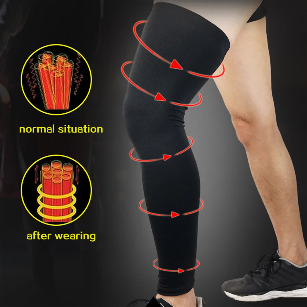 1 stück Sport Knie Protector Brace Strap Atmungsaktiv ANTI-UV-Außen Radfahren Bein Hülse Basketball Bein Hülse Knie Unterstützung Pads