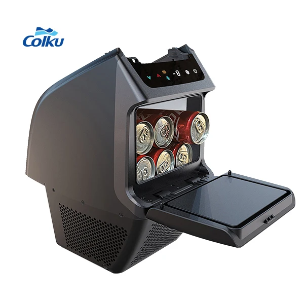 

Fast Cooling 4.6L Console Hidden Mini Fridges Electric 12 Volt Car Compressor Refrigerator for Tesila Modle Y