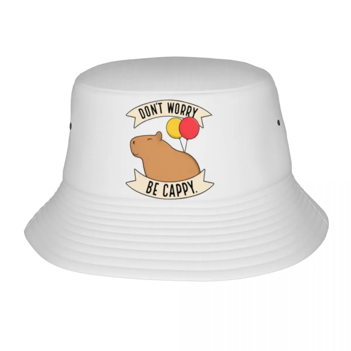 

Мужская и женская шляпа-ведро «Не волнуйтесь счастливчиком», складные рыбацкие шапки, летние повседневные охотничьи шапки, уличная солнцезащитная шляпа «сделай сам» на заказ