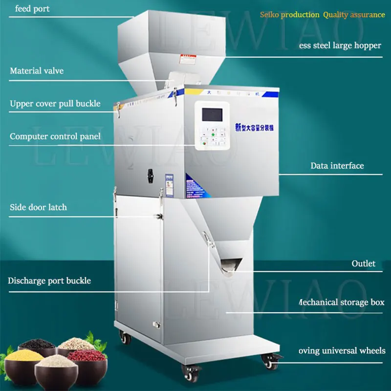 Automatic Metering Weighing Filling Particle Filling Machine Powder Packaging Machine