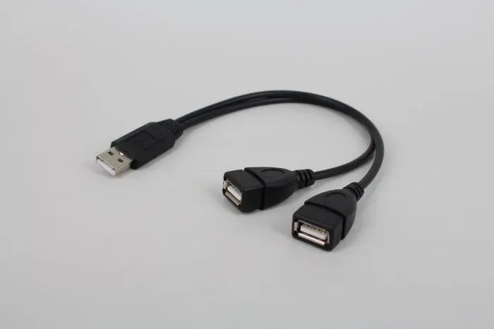 2 In 1 Usb2.0 Extension Cable Male To Female USB Data Cable Charging Cable for Hard Disk Network Card Connection