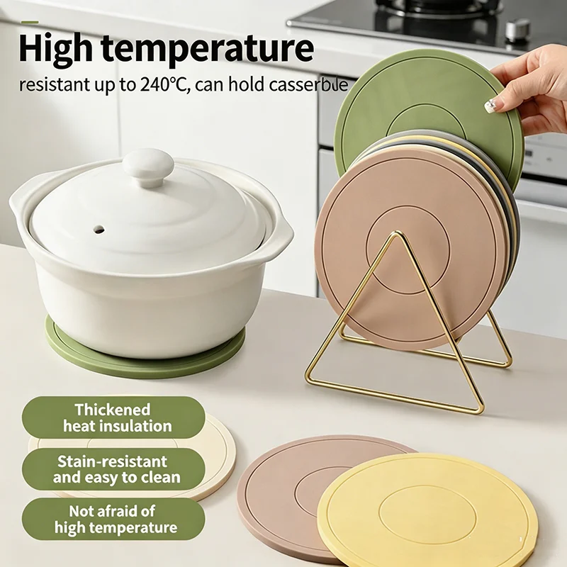 Kitchen silicone mat, heat-resistant pot rack, anti slip cup mat, high-end kitchen countertop protection mat